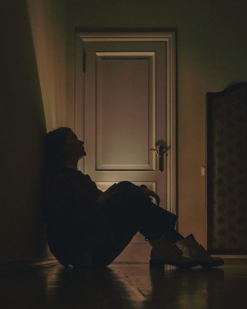 exausted caregiver experiencing burnout