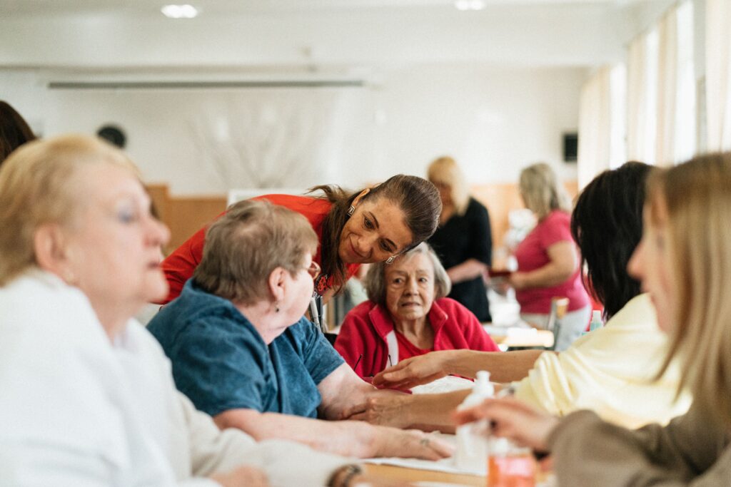 "caregiver support group therapy session"